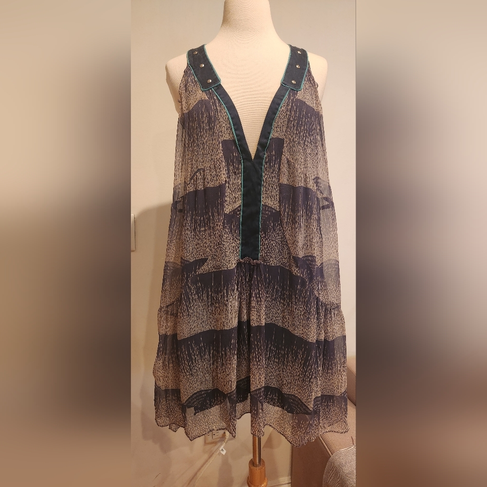 Erica Davies Bohemian Print Mini Dress